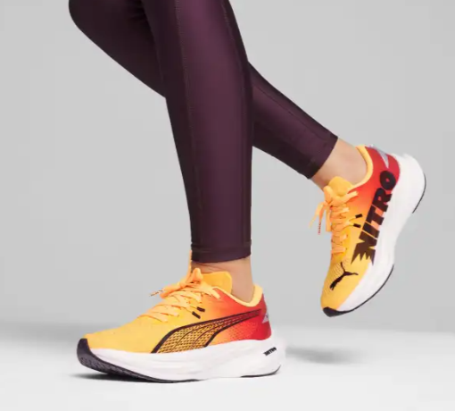 PUMA DEVIATE NITRO NARANJA&ROJO