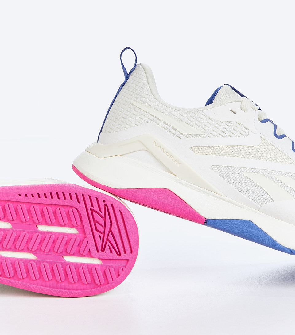 REEBOK NANOFLEX TR2 BLANCO TIZA/MORADO